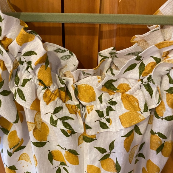Reformation Marley Dress Lemonade NWT - Picture 13 of 13